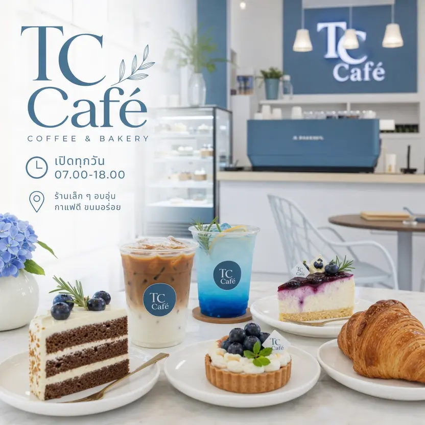 ตัวอย่างภาพ AI อาหารไทยต้มยำทะเลสำหรับร้านอาหาร